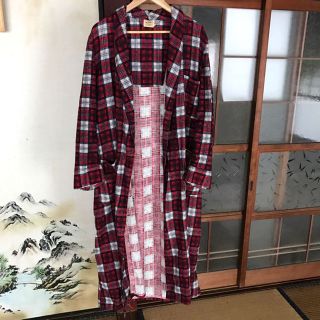 コムデギャルソン(COMME des GARCONS)のvintage チェックガウン(トレンチコート)