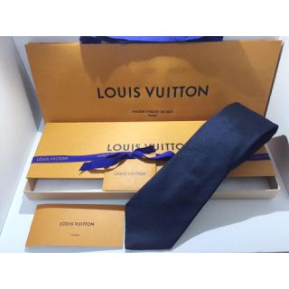 LOUIS VUITTON - お得!ルイヴィトン ネクタイ ネイビー 箱付きの通販