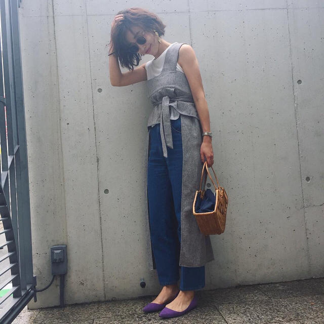 《新品・未使用》MEER One shoulder gillet