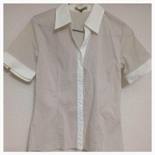 プロポーションボディドレッシング(PROPORTION BODY DRESSING)のプロポーション ストライプシャツ(シャツ/ブラウス(半袖/袖なし))