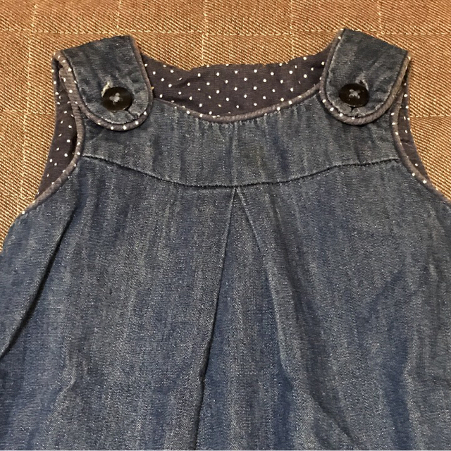 H&M(エイチアンドエム)のaya様専用☆デニムワンピ♡H&M キッズ/ベビー/マタニティのベビー服(~85cm)(ワンピース)の商品写真