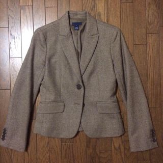 ジェイクルー(J.Crew)のセットアップ J.CREW ジェイクルー スーツ ブレザー＋スカート ブラウン(スーツ)