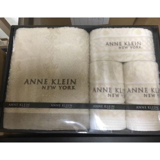 アンクライン(ANNE KLEIN)の【値下げ】アンクライン タオルセット 新品未使用(タオル/バス用品)