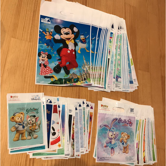 Disney(ディズニー)のディズニー ショップ袋 まとめ売り レディースのバッグ(ショップ袋)の商品写真