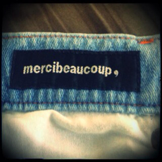 mercibeaucoup(メルシーボークー)のサルエルパンツ/デニム/グラデーション レディースのパンツ(サルエルパンツ)の商品写真