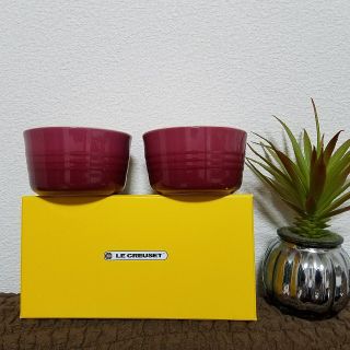 ルクルーゼ(LE CREUSET)のル・クルーゼ　large ramekin二個セット(食器)