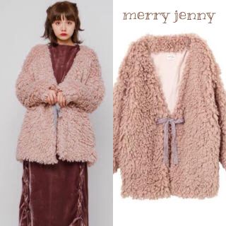 メリージェニー(merry jenny)のもじゃもじゃリボンコート(その他)