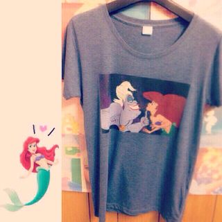 ディズニー(Disney)のアリエルTシャツ(Tシャツ(半袖/袖なし))