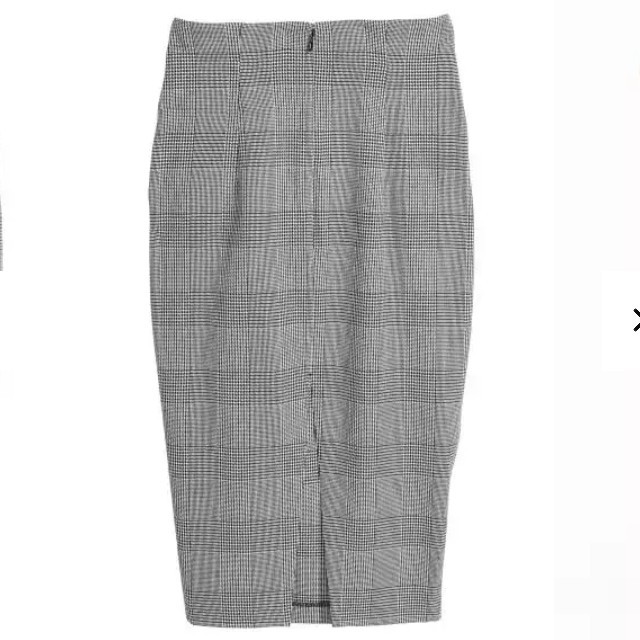 H&M(エイチアンドエム)の千鳥格子スカート レディースのスカート(ひざ丈スカート)の商品写真