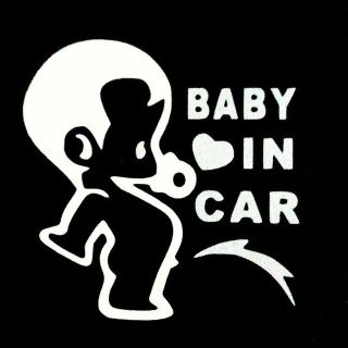 ベビーインカー BABY IN CAR防水カッティングシートステッカー(その他)