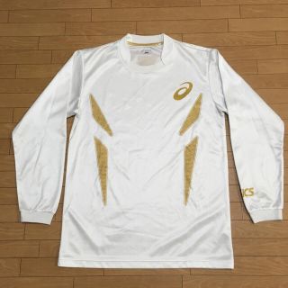 アシックス(asics)のasicsバスケ長袖Tシャツ白(バスケットボール)