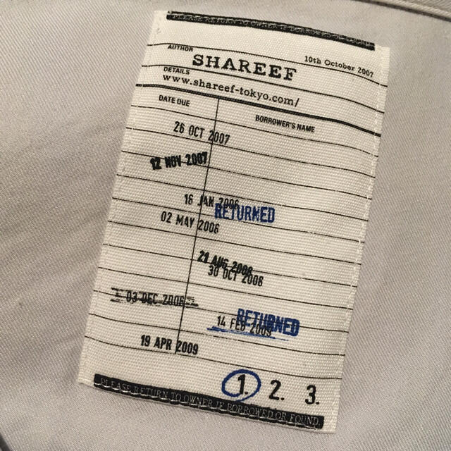 SHAREEF(シャリーフ)のSHAREEF FACE BIG shirts メンズのトップス(シャツ)の商品写真