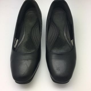 クロックス(crocs)のクロックス黒パンプス 面接時などに！(ハイヒール/パンプス)