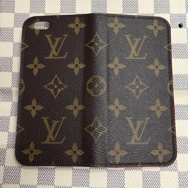 LOUIS VUITTON(ルイヴィトン)のLOUIS VUITTON ルイヴィトン iPhone6、7ケース レッド  スマホ/家電/カメラのスマホアクセサリー(iPhoneケース)の商品写真