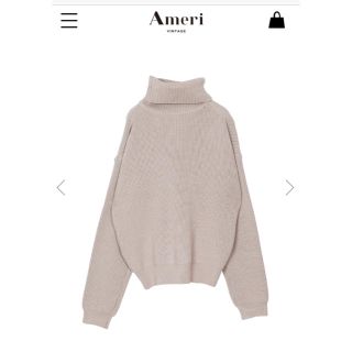 アメリヴィンテージ(Ameri VINTAGE)のAMERI OVER TURTLE KNIT (ニット/セーター)