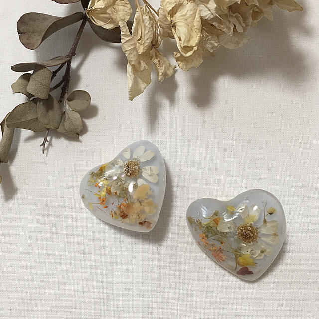 mellow_Umber Heart_earring