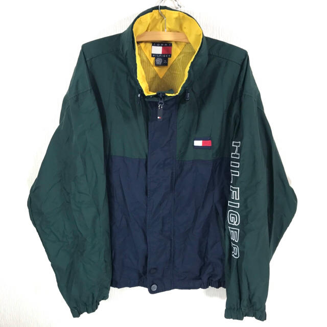 TOMMY HILFIGER(トミーヒルフィガー)の美品☆ 90s トミーフィルフィガー セーリング ナイロンジャケット XL  メンズのジャケット/アウター(ナイロンジャケット)の商品写真