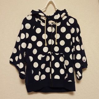 〈美品〉Champion ドット柄パーカー ドローコード