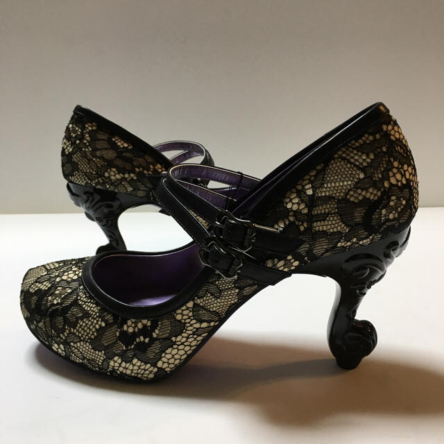 ANNA SUI アナスイ 猫足 パンプス 22.5サイズねこ脚パンプス