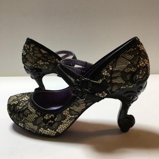 アナスイ(ANNA SUI)の新品未使用！ANNA SUI 25.0cm ゴスロリ猫足パンプス♪(ハイヒール/パンプス)