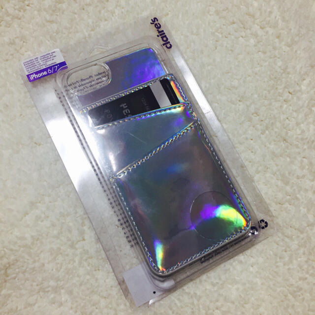 claire's(クレアーズ)の★オーロラ★iphone6/7ケース[新品未使用] スマホ/家電/カメラのスマホアクセサリー(iPhoneケース)の商品写真