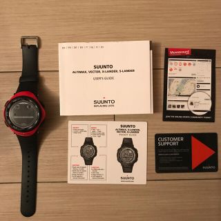 スント(SUUNTO)のj04200527様専用  SUUNTO VECTOR   ルージュレッド(腕時計(デジタル))