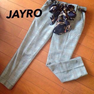 ジャイロ(JAYRO)のグレンチェックパンツ(クロップドパンツ)