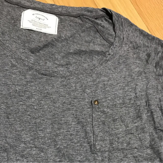 Ungrid(アングリッド)の新品未使用アングリッド★ワンポケグレーロンT レディースのトップス(Tシャツ(長袖/七分))の商品写真