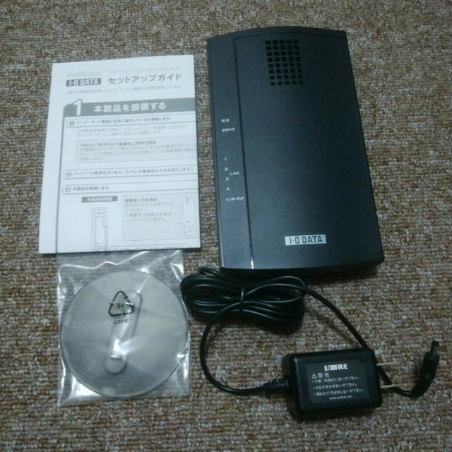 IODATA(アイオーデータ)のI-O DATA ブロードバンドルーター ETG3-R スマホ/家電/カメラのPC/タブレット(その他)の商品写真