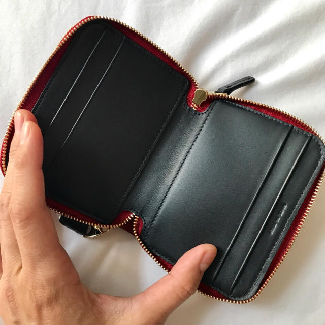 Smythson(スマイソン)のスマイソン smythson ダブルジップ 赤 検)valextra レディースのファッション小物(財布)の商品写真