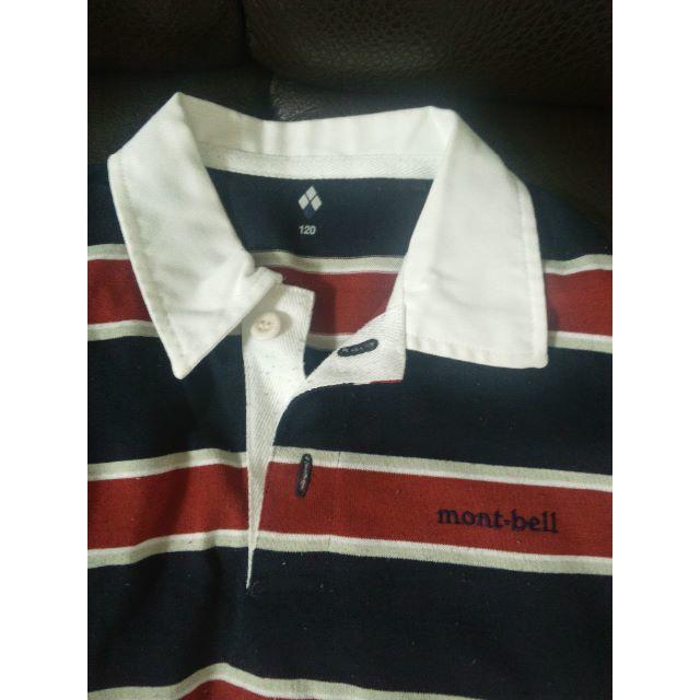 mont bell(モンベル)のモンベル　ウイックロン　ラガーシャツ キッズ/ベビー/マタニティのキッズ服男の子用(90cm~)(Tシャツ/カットソー)の商品写真