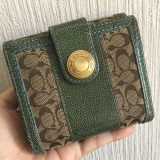 コーチ(COACH)のCOACH 折り財布 シグネチャー 中古(財布)