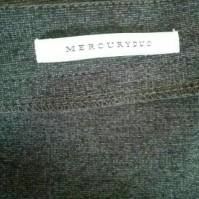 MERCURYDUO(マーキュリーデュオ)の値引　コルセットベアワンピース　グレー　シンプル　ドレス　大人　エレガント レディースのワンピース(ミニワンピース)の商品写真
