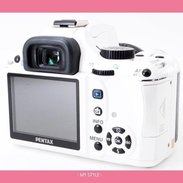 PENTAX(ペンタックス)の★カメラケース付★転送カード今なら16GB★超人気ホワイト★ペンタックス K-x スマホ/家電/カメラのカメラ(デジタル一眼)の商品写真