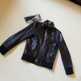 バーバリーブラックレーベル(BURBERRY BLACK LABEL)のモンゴル様専用☆ブラックレーベル美品レザージャsize2(レザージャケット)