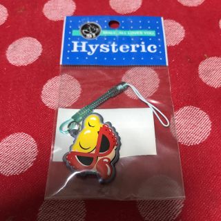 ヒステリックミニ(HYSTERIC MINI)のヒスミニ◆ストラップクリーナー◆新品◆ブルー系(ストラップ/イヤホンジャック)