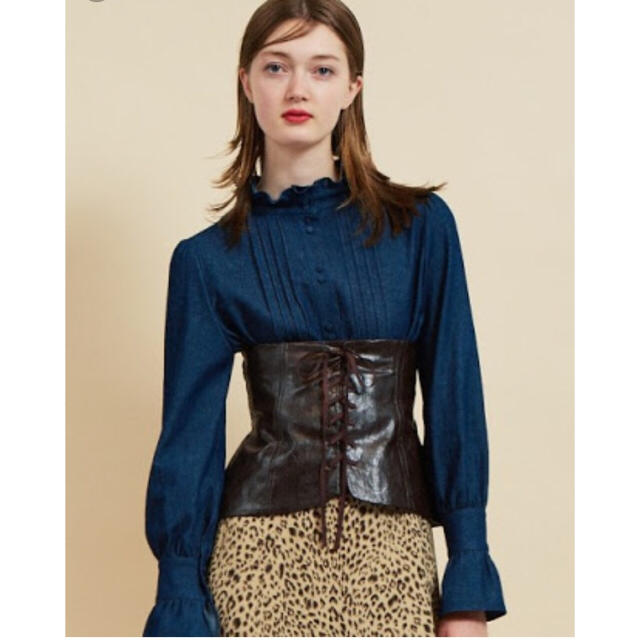 SNIDEL(スナイデル)のsnidel スカートライクコルセットベルト レディースのファッション小物(ベルト)の商品写真