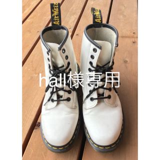 ドクターマーチン(Dr.Martens)の(専用)ドクターマーチン 8ホール 白 24.5〜25cm(ブーツ)