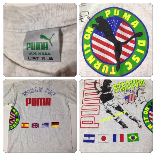 PUMA(プーマ)のPUMA プーマ USA製 Tシャツ 90s OLD ビンテージ vintage メンズのトップス(Tシャツ/カットソー(半袖/袖なし))の商品写真