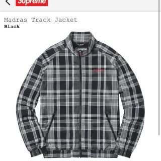 シュプリーム(Supreme)のsupreme madras track jacket黒XL(テーラードジャケット)