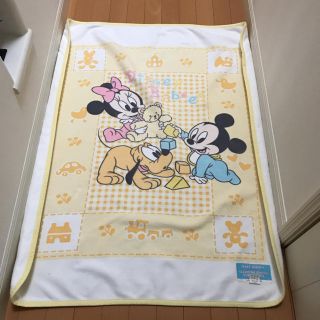 ディズニー(Disney)の綿100%  ミッキー 毛布(毛布)