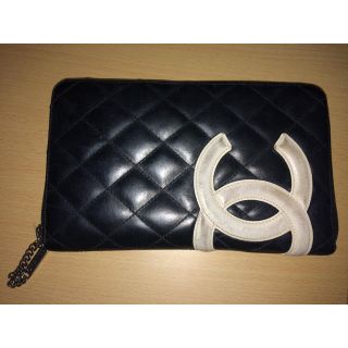 シャネル(CHANEL)の送料込 シャネル カンボンライン ラウンドファスナー財布(財布)