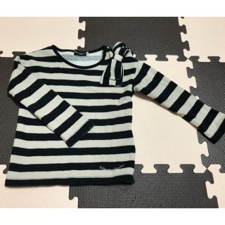 ベベ(BeBe)のBEBE ボーダートレーナー サイズ100(Tシャツ/カットソー)