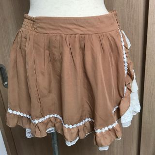 ユメテンボウ(夢展望)の最終値下げセール！夢展望☆激レアベージュスカパンLL☆新品未使用(ミニスカート)