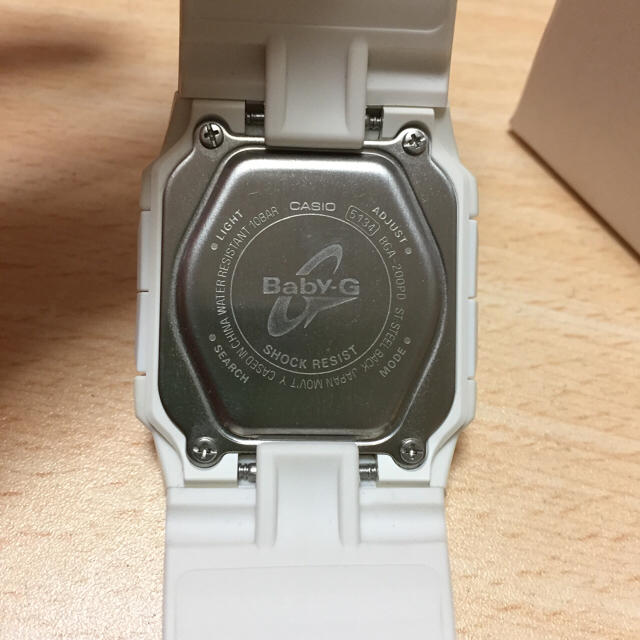 Baby-G(ベビージー)のBABY-G レディース 腕時計 ホワイト レディースのファッション小物(腕時計)の商品写真