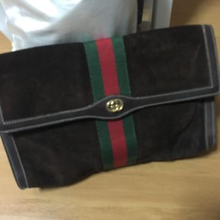 グッチ(Gucci)のGUCCI♡スエードクラッチバッグ💖(クラッチバッグ)