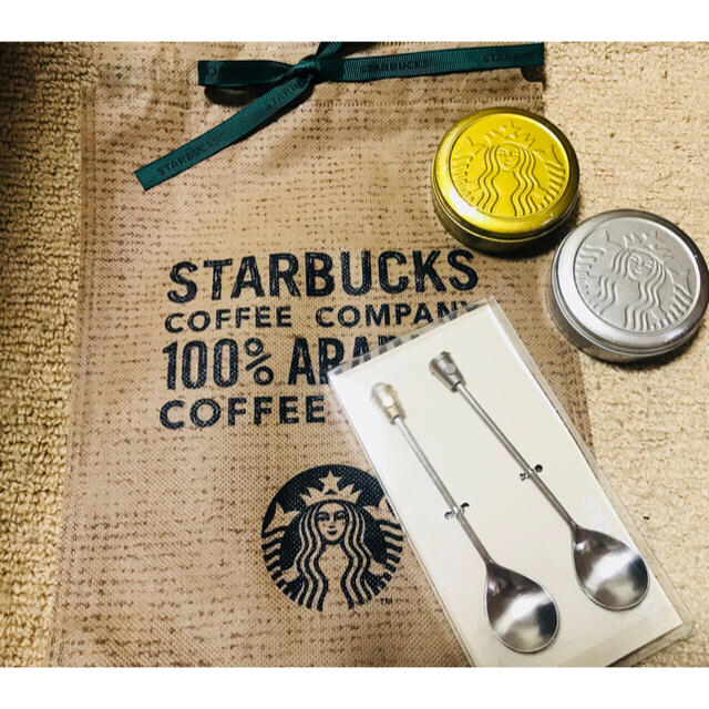 Starbucks Coffee(スターバックスコーヒー)のなおん様専用☆スタバ 韓国限定 スプーンセット starbucks インテリア/住まい/日用品のキッチン/食器(テーブル用品)の商品写真