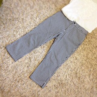 ムジルシリョウヒン(MUJI (無印良品))の無印ギンガムチェック♡サブリナパンツ(クロップドパンツ)