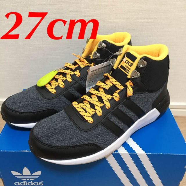 adidas(アディダス)の新品 アディダス クラウドフォームレース WTR MID TEX オレンジ 27 メンズの靴/シューズ(スニーカー)の商品写真