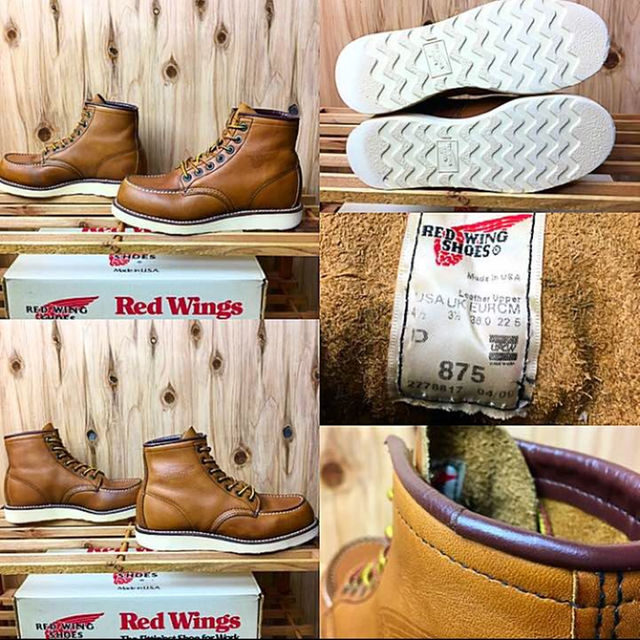 REDWING(レッドウィング)の☆清潔☆美品☆羽刻印☆875☆4.5D☆レッドウィング☆アイリッシュセッター☆ レディースの靴/シューズ(ブーツ)の商品写真